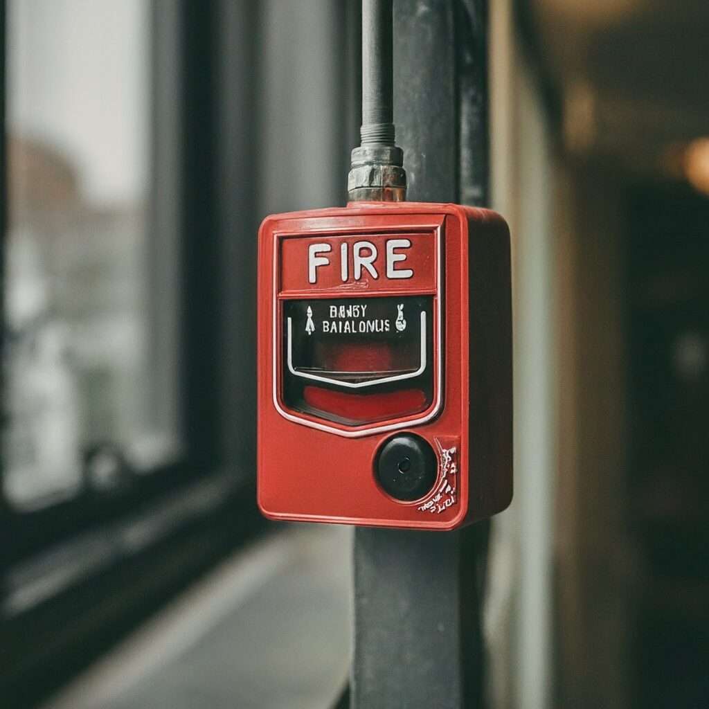 Placement of Manual Call Point fire alarm 